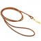 Round Leather Schutzhund Dog Leash for Dog Shows