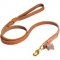 Walking and Training Leather Schutzhund Dog Leash with Comfy Handle