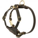 Leather Schutzhund Dog Harness for Puppy or Small Breed Dogs