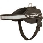 Nylon Schutzhund Dog Harness with Reflective Strap for Training, Walking, Police Service, SAR and More