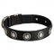 Nylon Schutzhund Dog Collar with Circles Decoration