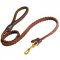 Schutzhund Dog Leather Braided Dog Leash