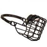 Frost-Resistant Wire Cage Schutzhund Dog Muzzle with One Adjustable Strap
