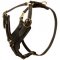 Padded Leather Schutzhund Dog Harness for Agitation Training