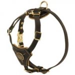 Tracking Walking Walking Leather Schutzhund Dog Harness for Puppies