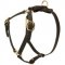 Y-Shaped Leather Schutzhund Dog Harness for Tracking and Training
