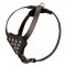 Designer Leather Schutzhund Dog Harness with Adjustable Straps for Puppy Walking and Training