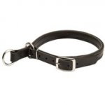 Schutzhund Dog Leather Choke Collar