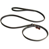 Leather Schutzhund Dog Choke Collar and Leash Combo for Profssional Training and Walking
