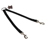 Nylon Schutzhund Dog Leash Coupler Stitched