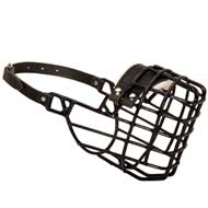 Frost-Resistant Wire Cage Schutzhund Dog Muzzle with One Adjustable Strap